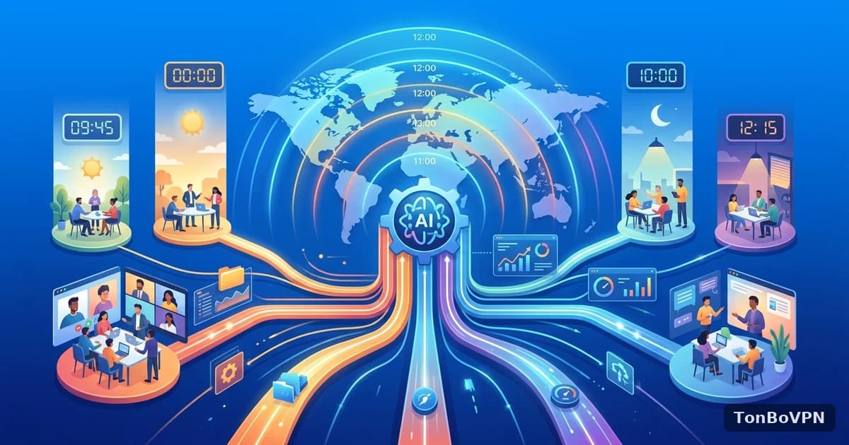 跨时区团队协作，网络需求该怎么规划？ - TonBoVPN