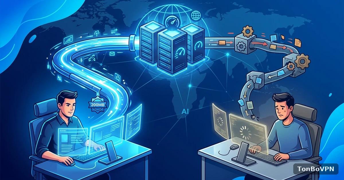 TonBoVPN 免费版和 VIP 线路差多少?一组实测数据说清楚 - TonBoVPN