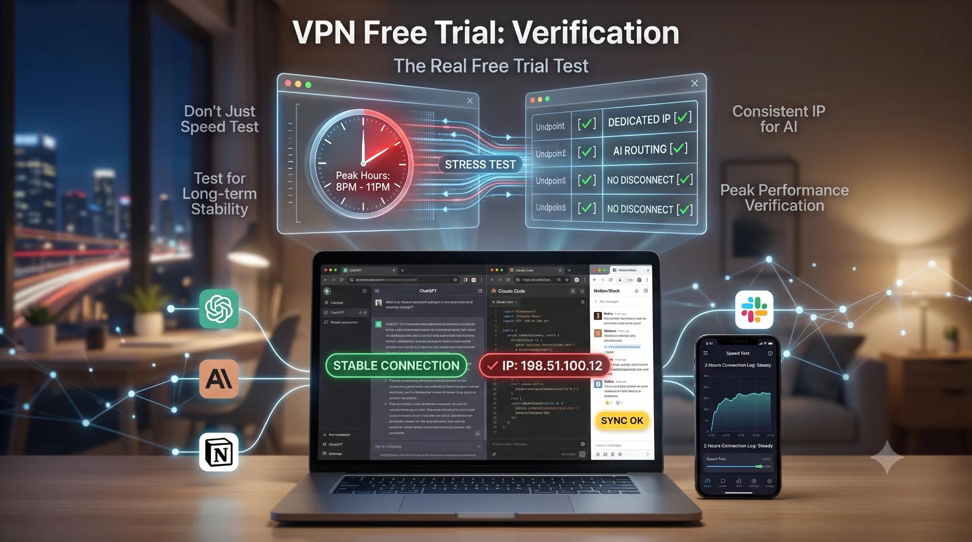 VPN免费试用怎么选?3种模式利弊对比+AI场景4件必测清单 - TonBoVPN