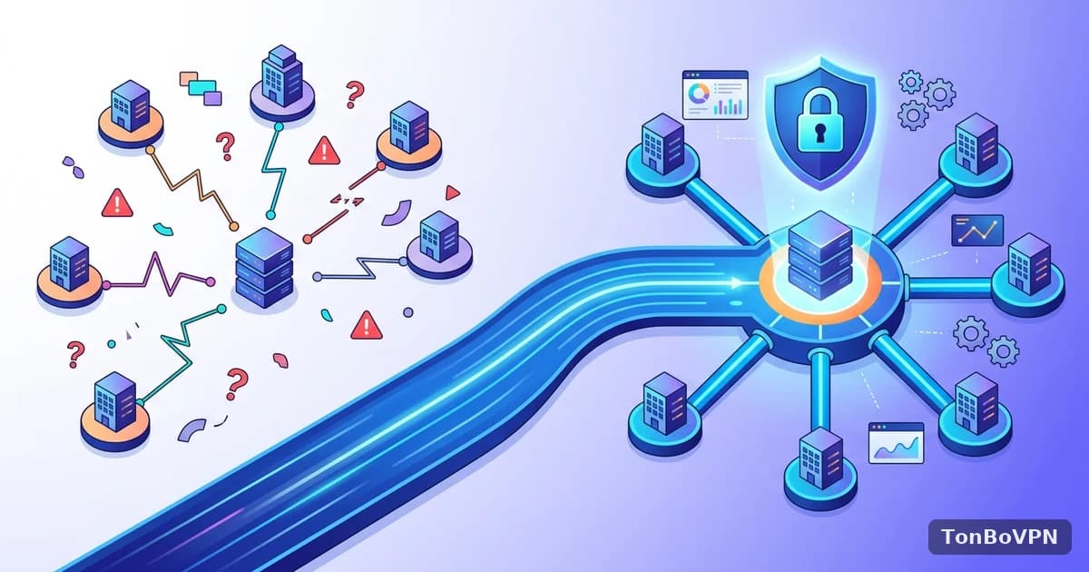 多地办公室如何统一网络接入标准？ - TonBoVPN