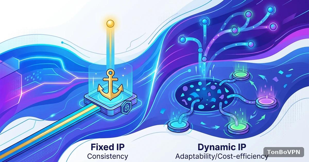 固定IP和动态IP有什么区别？一文看懂对比与选择 - TonBoVPN