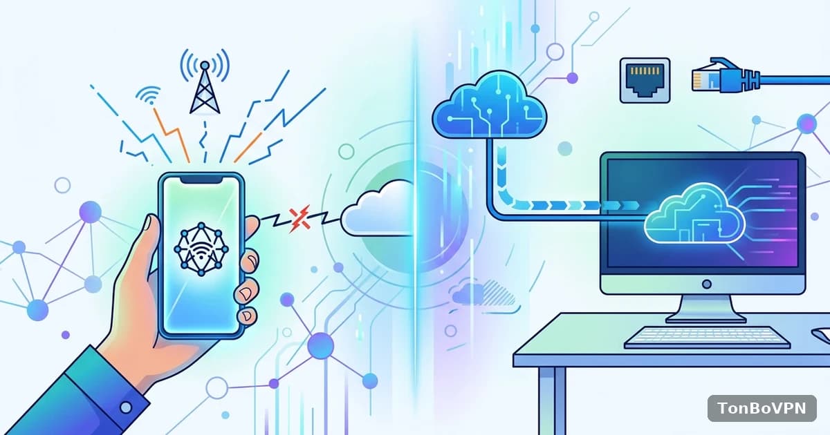 移动端VPN和桌面端VPN有什么区别？ - TonBoVPN