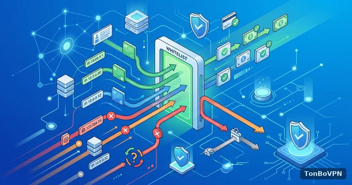 什么是IP白名单？工作机制与应用场景 - TonBoVPN