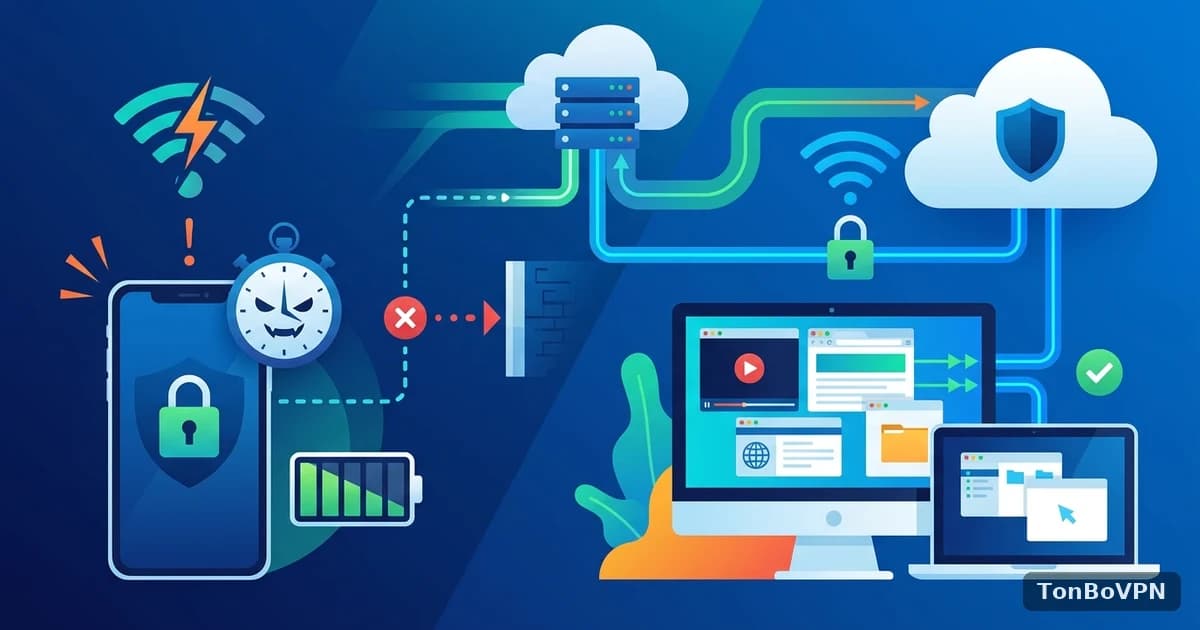 免费VPN在移动端和桌面端体验有何差异？ - TonBoVPN
