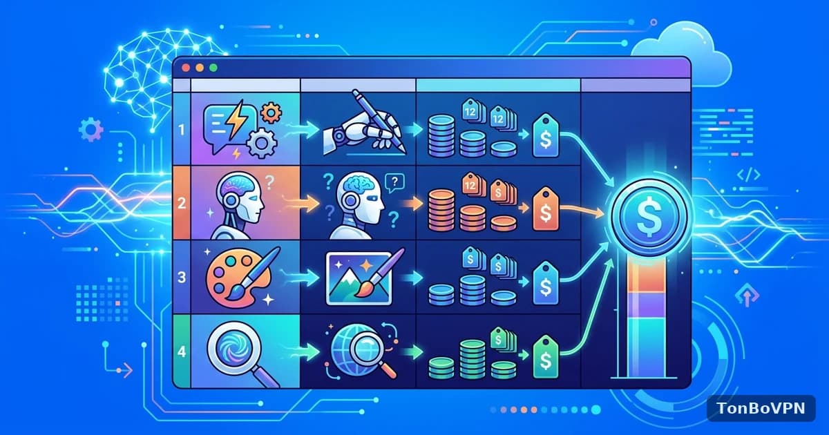 ChatGPT、Claude、Midjourney、Gemini订阅一年多少钱？海外AI订阅成本清单 - TonBoVPN