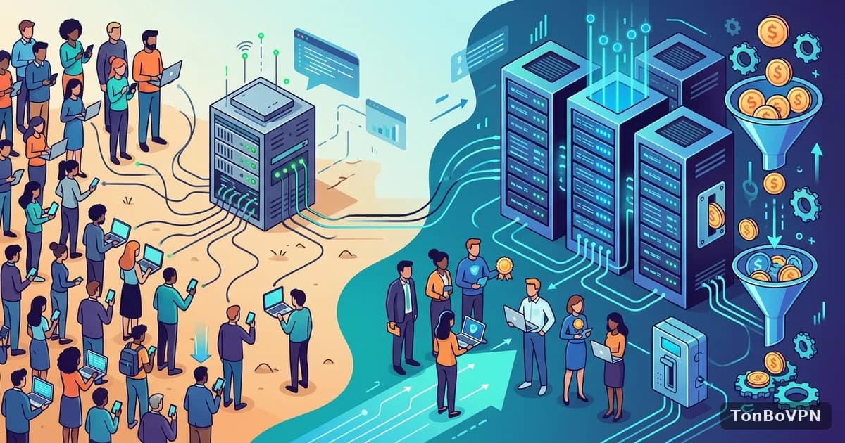 为什么免费VPN的服务器数量普遍较少？ - TonBoVPN