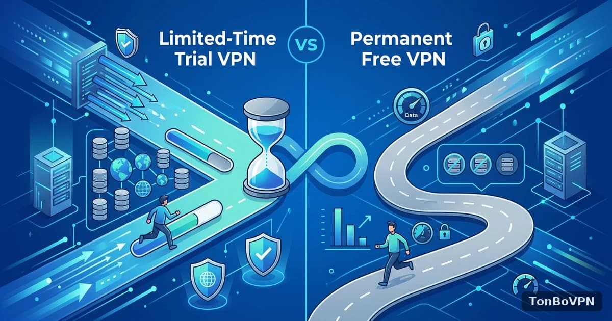 免费试用VPN和「永久免费」VPN该怎么选？ - TonBoVPN
