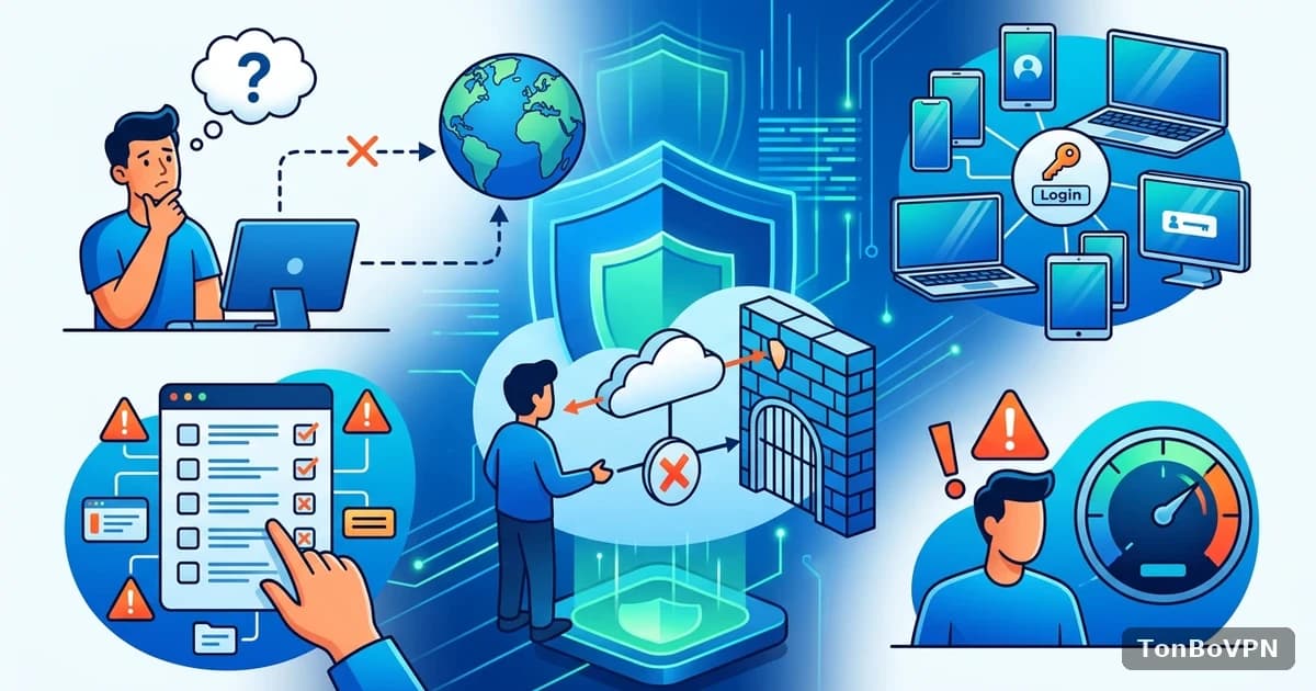 首次使用VPN,新手容易踩的5个误区 - TonBoVPN