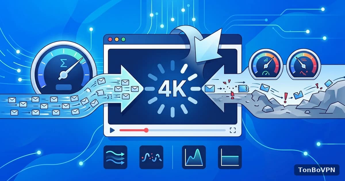 YouTube、Netflix 4K 总缓冲、画质自动掉档？带宽问题还是线路问题的判断方法 - TonBoVPN
