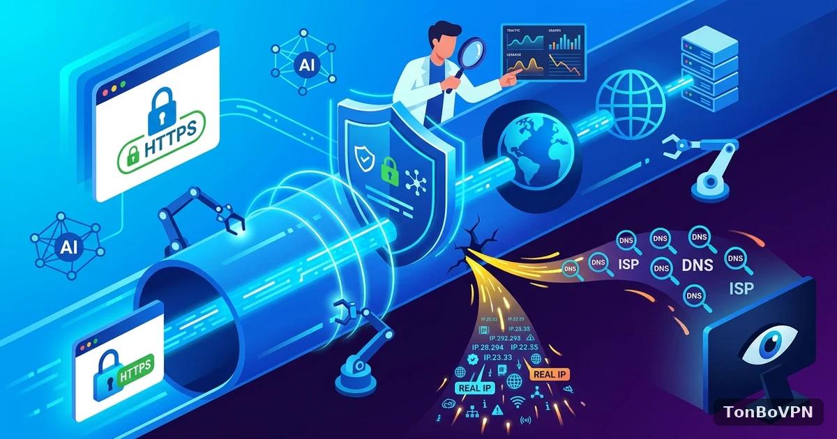 WebRTC / DNS 泄露测试怎么做?VPN 连接隐私安全自检指南 - TonBoVPN