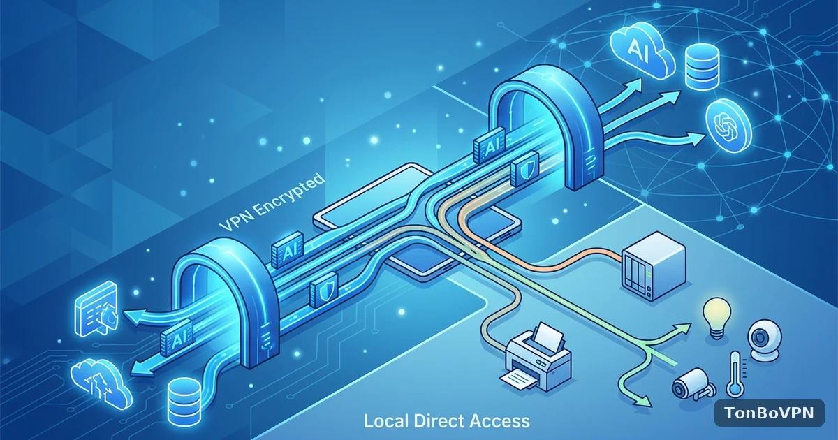 什么是分流规则(Split Tunneling)? - 通博VPN