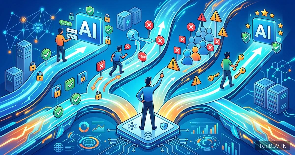 登录 AI 选什么线路才不掉账号?四种用法实测 | TonBoVPN - TonBoVPN