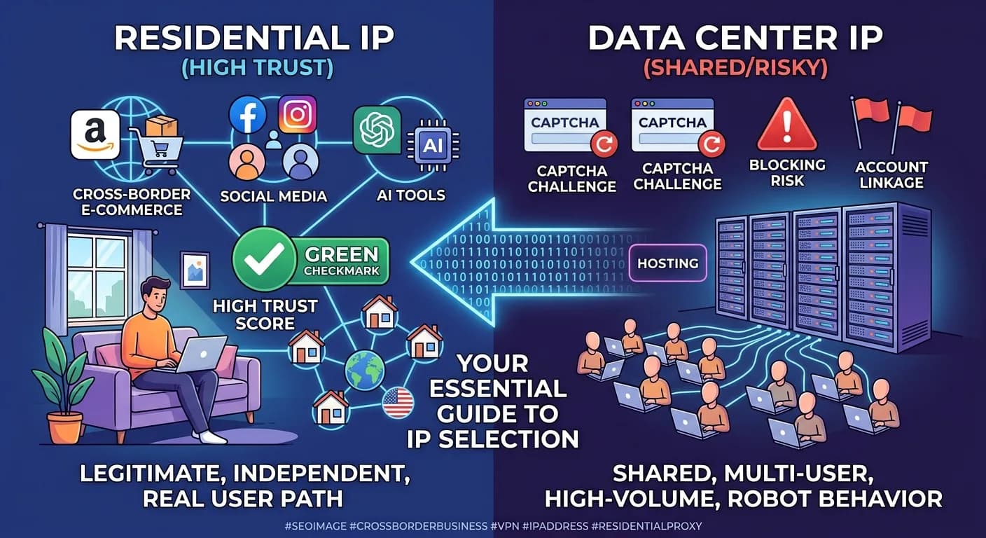住宅IP是什么?跨境电商社媒AI账号如何选择 - TonBoVPN